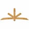 Ekena Millwork Alberta Rough Sawn Timber Gable Bracket, Western Red Cedar, 96"W x 40"H x 4"D x 6"F, 10/12 Pitch GBW096X40X0406ALB00RWR - alternate 1